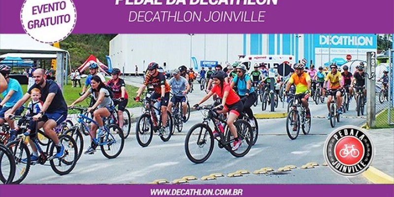 Sábado (31) tem pedal Decathlon