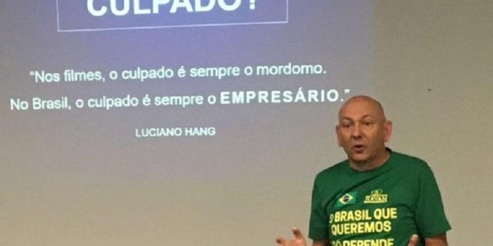 Luciano Hang hoje na Câmara de Vereadores de Joinville