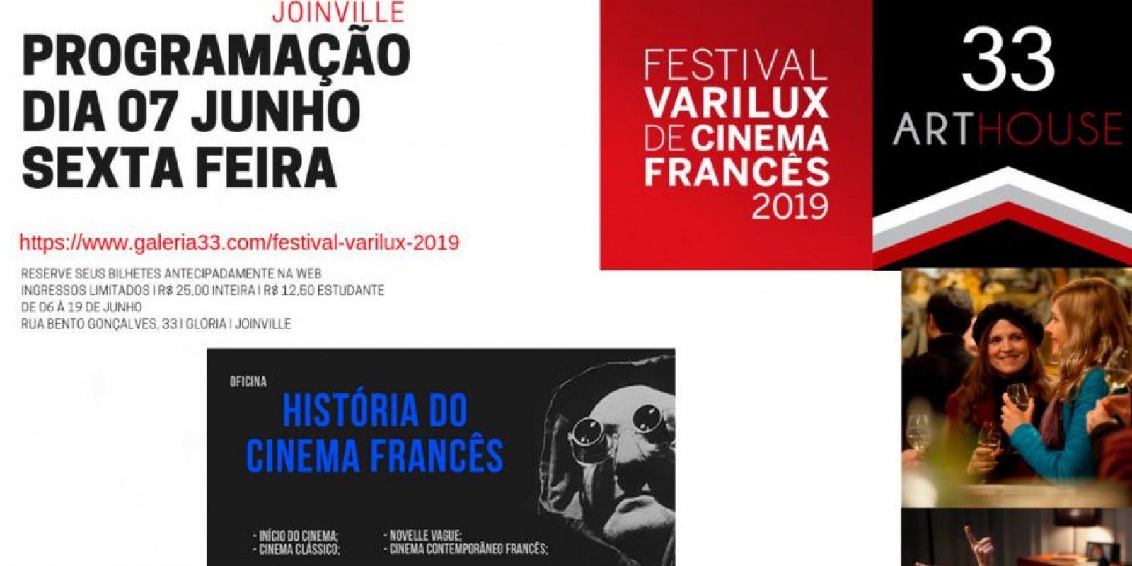 A 33Arthouse recebe no mês de junho o maior festival de cinema francês do mundo