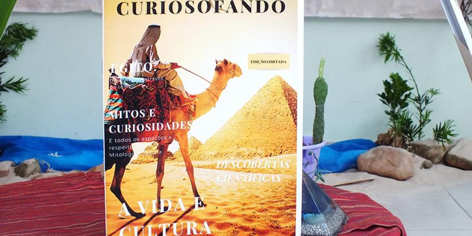 Revistas e apresentação sobre países da África são destaque na E.E.B. Osvaldo Aranha - Foto 12