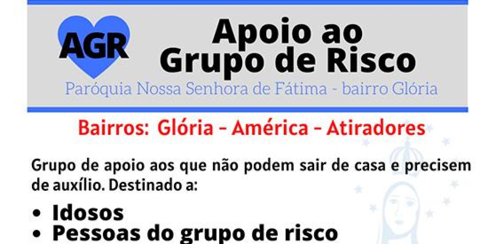 Criado o GAAE - Grupo de Apoio e Ações Emergenciais - Glória