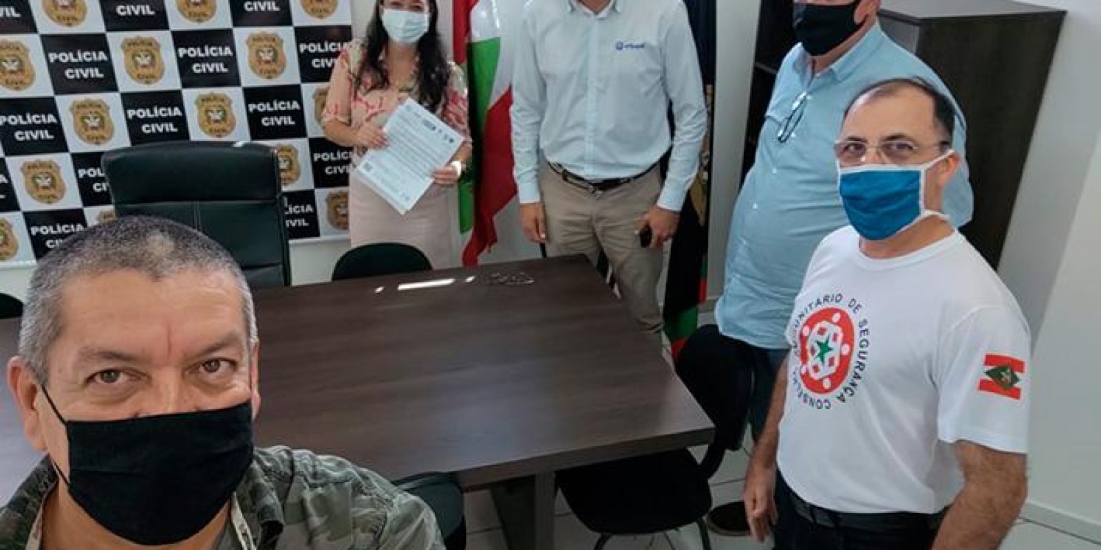 Polícia Civil recebe apoio do Projeto Glória Seguro e Urbanidade