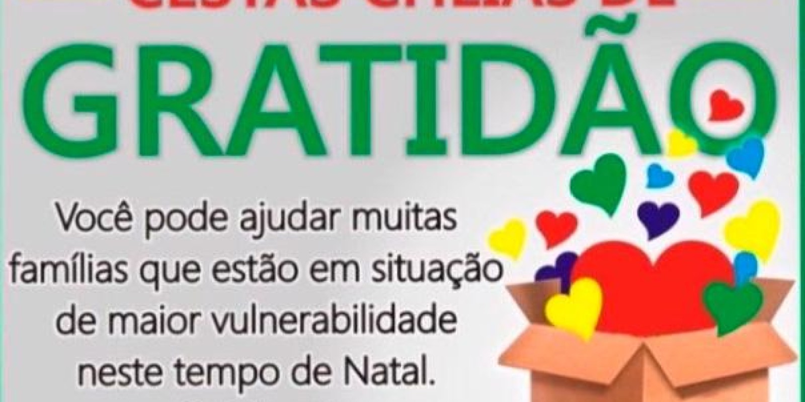 Ação Solidária de Natal da Paróquia Nossa Senhora de Fátima