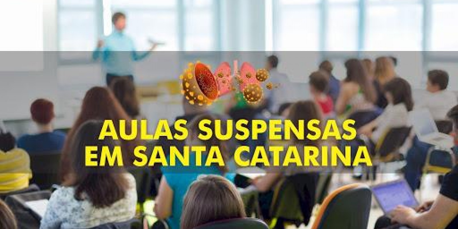 Aulas suspensas em Santa Catarina
