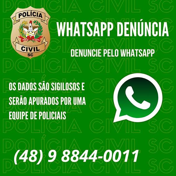 Polícia Civil de Santa Catarina no WhatsApp